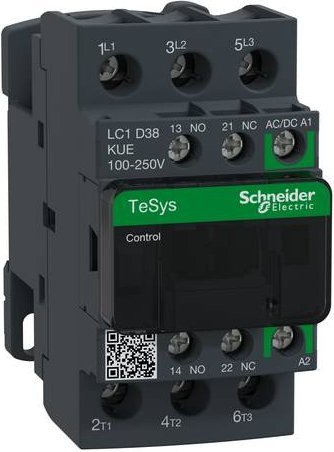 Schneider Electric LC1D38KUE Leistungsschütz in Grau - Bild 1