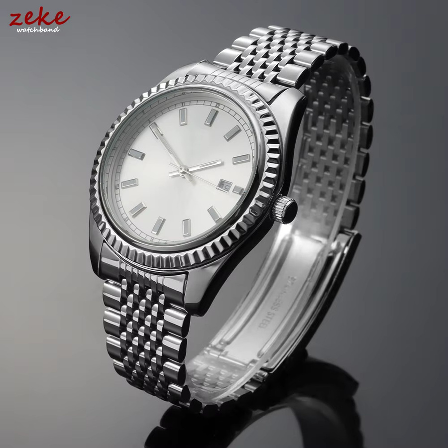 Uhrenarmband Edelstahl, Gebogene Enden, Unisex - Bild 2