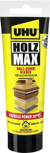 UHU Holz Max Konstruktionskleber Polyurethan wasserfest 100 g - Bild 1