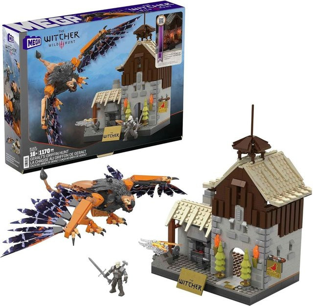 Mattel The Witcher Geralts Greifjagd Bauset mit LED-Lichtern - Bild 1