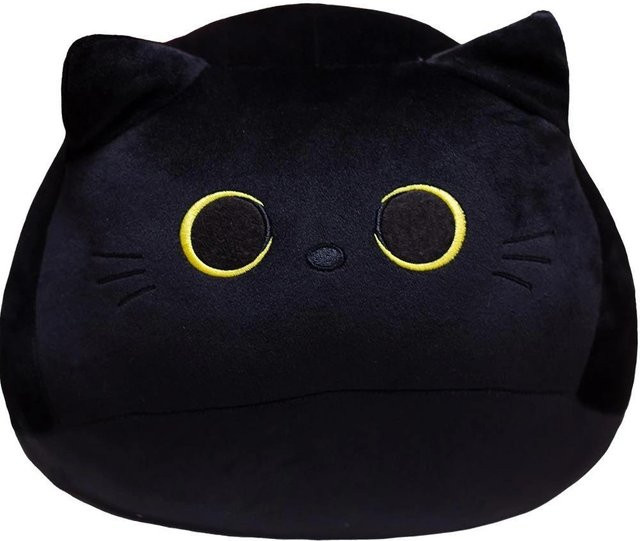 Yiran toy Schwarze Katze Plüschtier, 25cm, ab 0 Jahre - Bild 1