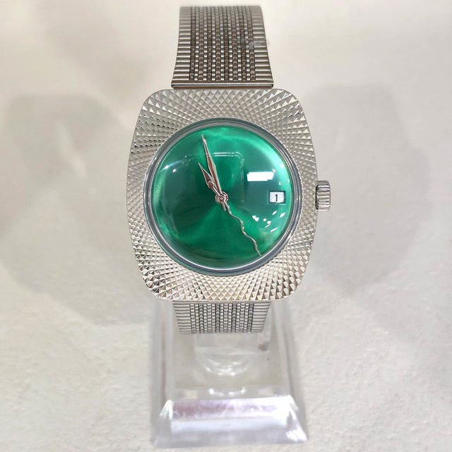 OUMASHI Armbanduhr Automatik, Edelstahl, Grün, Herren - Bild 1