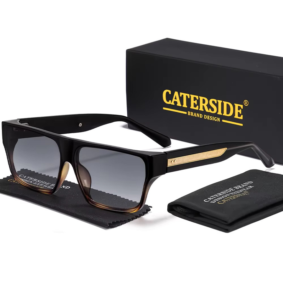 CATERSIDE Sonnenbrille, Herren, Vollrand, quadratisch, Kunststoff - Bild 1