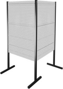 Kappes Trennwand RasterPlan Doppelfeld 90 Grad Farbe RAL 7035 Grau Höhe: 150 cm - Bild 1
