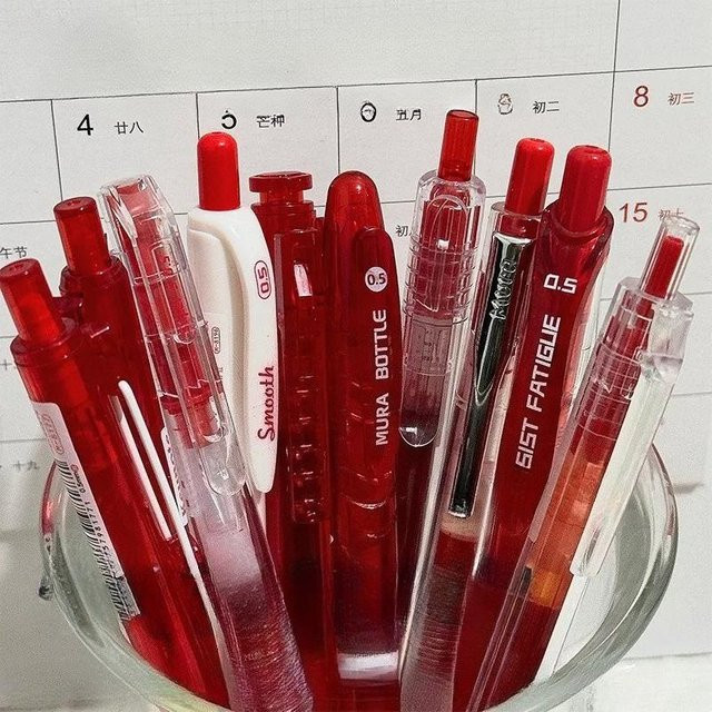 10er Set Forever-school life Koreanische Gelstifte für Kinder und Jugendliche mit 0,5 mm Spitze und schwarzer Tinte - Bild 1