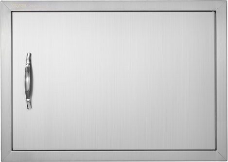 VEVOR BBQ Access Door Edelstahl Single Outdoor Kitchen Door für BBQ Island und Grilling Station B/H: 61 x 43,2 cm - Bild 1