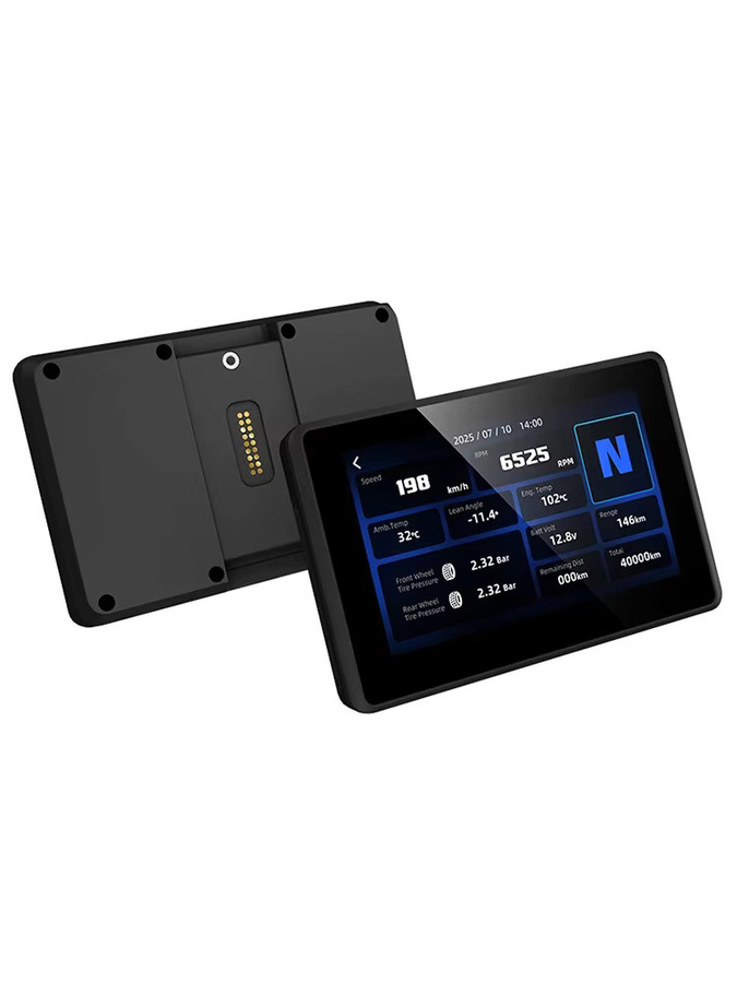 Kabelloses CarPlay und Android Auto GPS-Navigationssystem für BMW Motorräder, kompatibel mit R1200GS, R1250GS, F800, F900 und S1000XR, Schwarz - Bild 7