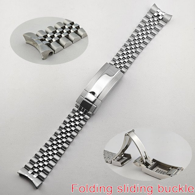 Dwayne Campbell Uhrenarmband Edelstahl, Silber/Schwarz, Herren, 20 mm - Bild 1