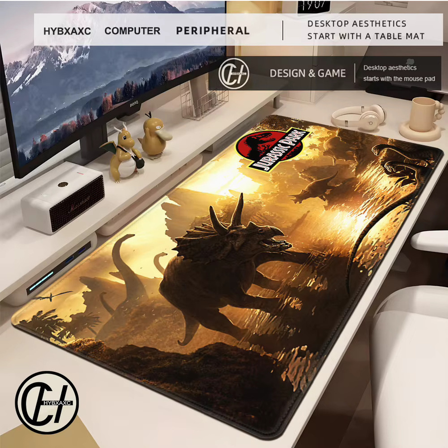 Varmilo Jurassic Park XXL Mauspad Schreibtischunterlage für Gamer in Multicolour - Bild 2