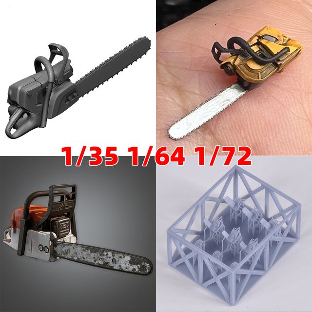 CorMake 3D-Harz-Bausatz Säge, Maßstabsmodellbausatz - Bild 1