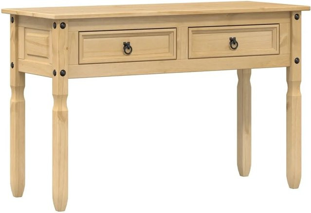 vidaXL Konsolentisch Corona aus Massivholz Kiefer in Beige, B/T/H: 115 x 46 x 73 cm - Bild 1