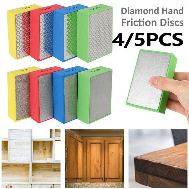 Diamant Handpolierpads Set für Fliesen, Glas, Stein, Marmor und Keramik, Mehrfarbig - Bild 1