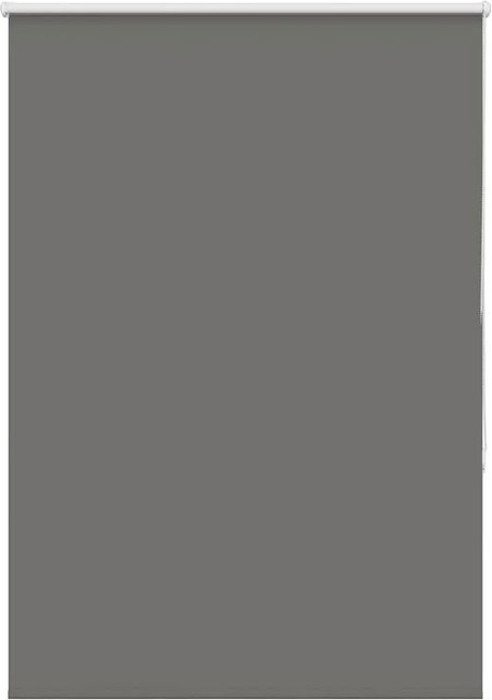 vidaXL Verdunkelungsrollo Grau aus Polyester, B: 90 cm, H: 175 cm - Bild 1