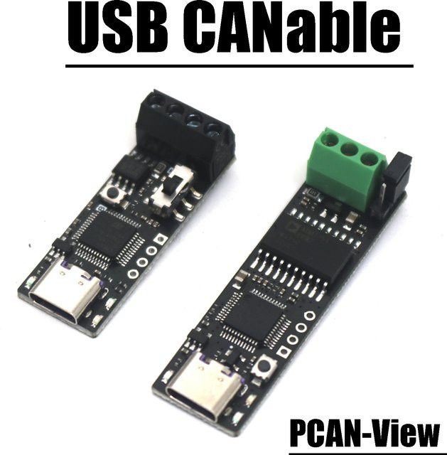 Dykbcells USB CANable Pro USB zu CAN Bus Debugging Tool Konverter Adapter mit USB-C in Schwarz - Bild 1