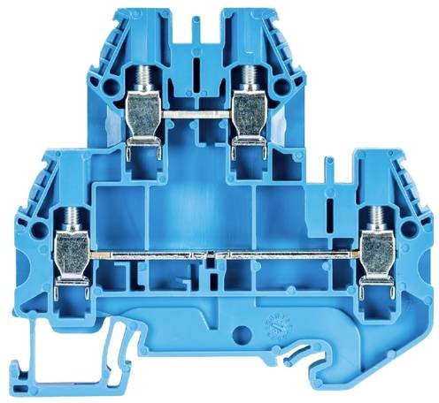 Wieland Electric Installationsetagenklemme 58.504.7055.6 mit Schrauben, Blau, 100 Stück - Bild 1