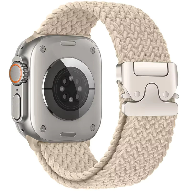 NEY Uhrenarmband Textil/NATO, Weiß, Unisex - Bild 2