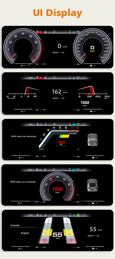 OSSURET 12,3 Zoll Digitales Display für Audi Q5 2009-2018 mit Android Auto und Carplay in Schwarz - Bild 5