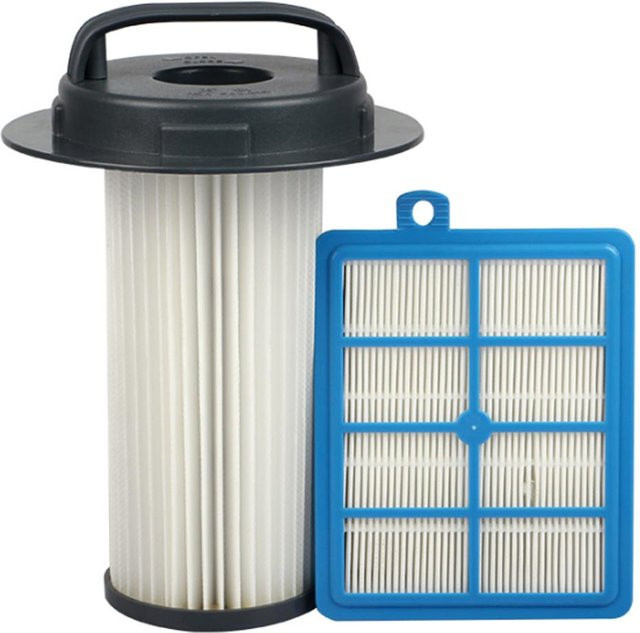 Ersatz-Hepa-Filterzylinder für Philips Staubsauger FC9200, FC9202, FC9204, FC9206, FC9208, FC9209 in Lichtgrau und Weiß - Bild 1
