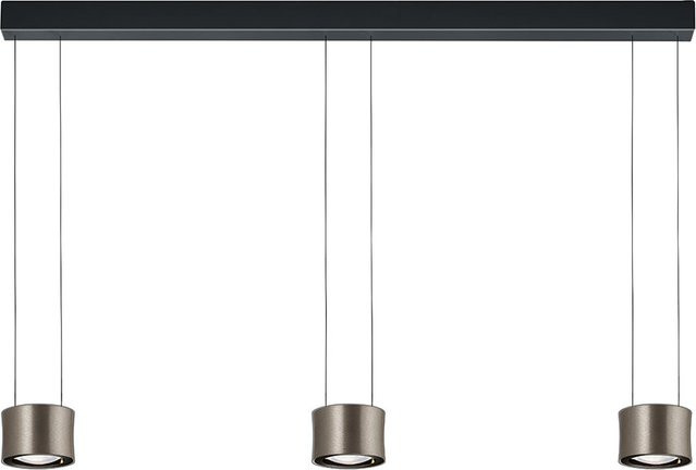 Bankamp Impulse flex 2223 LED-Pendelleuchte 3-flammig Bronze, höhenverstellbar und dimmbar - Bild 1