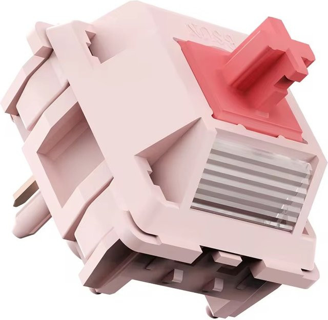 Bsun Light Sakura Switch Mechanische Tastaturschalter Pink HiFi Linear mit Kondensator Linse werkseitig geschmiert 37g/43g - Bild 1