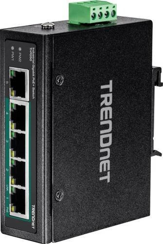 TrendNet TI-PG50 Industrial Ethernet Switch 10/100/1000MBit/s in Schwarz - Bild 1