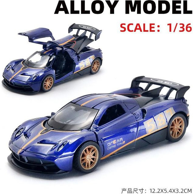 Linyi toy car R34 Mx5 Rx7 Ae86 Spielzeugauto Modell, 1:36, Druckguss, ab 14 Jahren - Bild 1