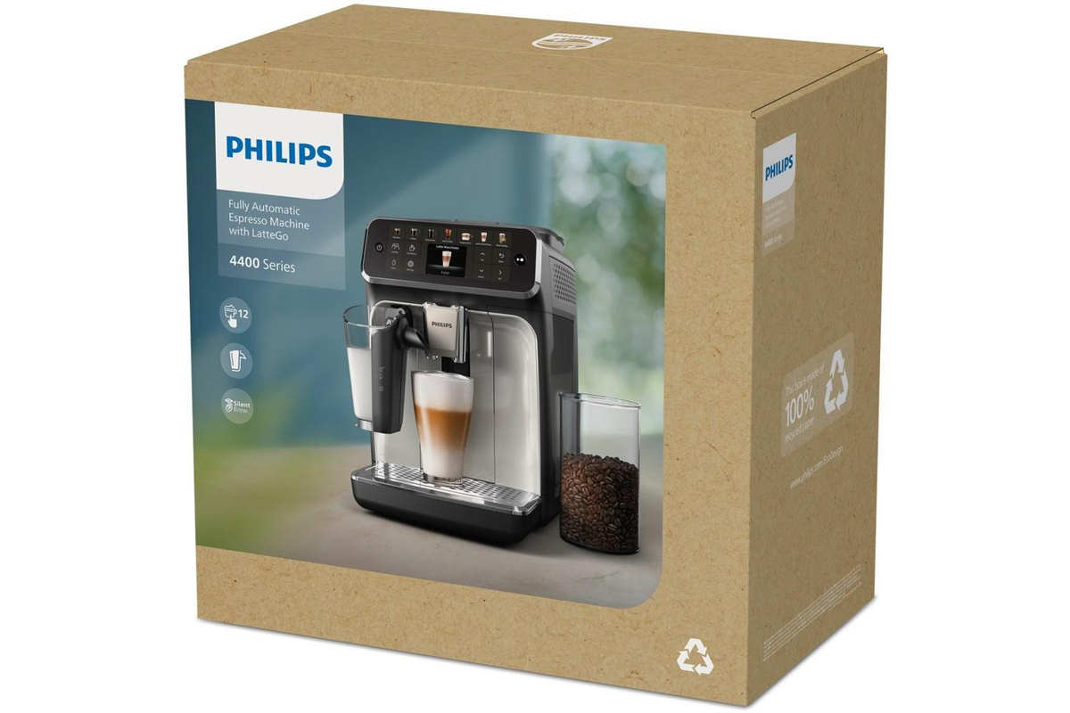 Philips 4400 Series Kaffeevollautomat EP4441/50 in Schwarz - Bild 3