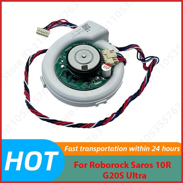 Roborock Saros 10R G20S Ultra Ersatzteil Lüftermotor für Roboter-Staubsauger in Weiß - Bild 1