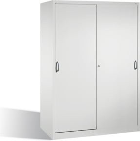C + P Werkzeugschrank Acurado mit Schiebetüren aus Stahl, Lichtgrau, H x B x T: 195 x 160 x 60 cm - Bild 1