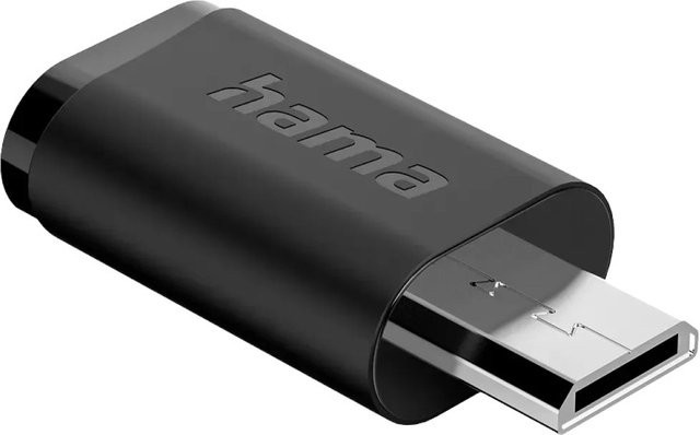 Hama Adapter-Set USB-C Buchse auf Micro-USB Stecker, 3 Stück, Schwarz - Bild 1