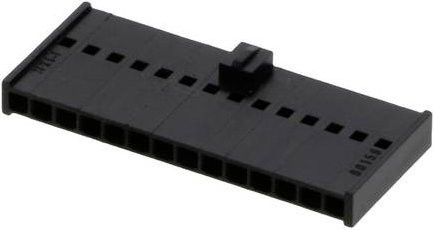 Molex Buchsengehäuse-Kabel Schwarz, 14 Polzahl, Rastermaß: 2.54mm - Bild 1