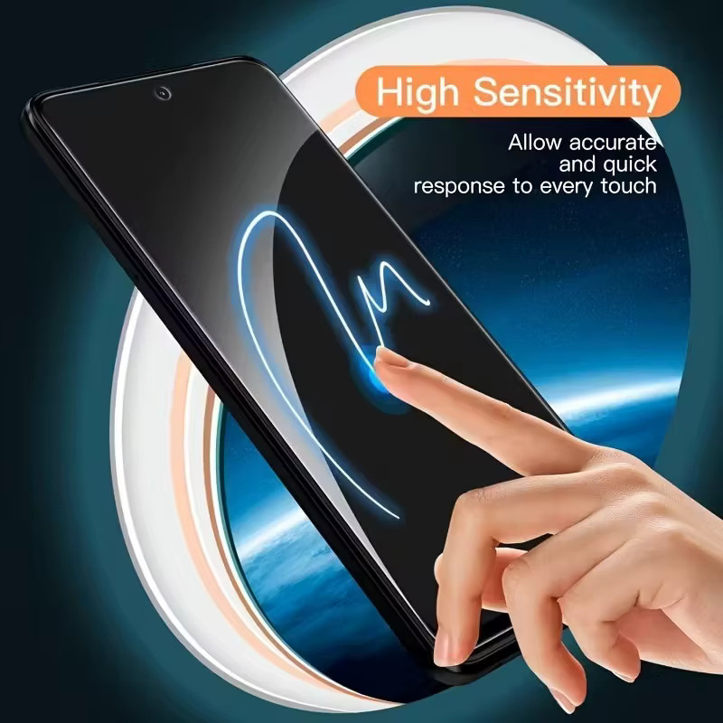 3er-Pack Displayschutzfolie aus gehärtetem Glas in Transparent für Xiaomi Redmi Note 7 8 9 10 Pro 11 12 Pro Max - Bild 3