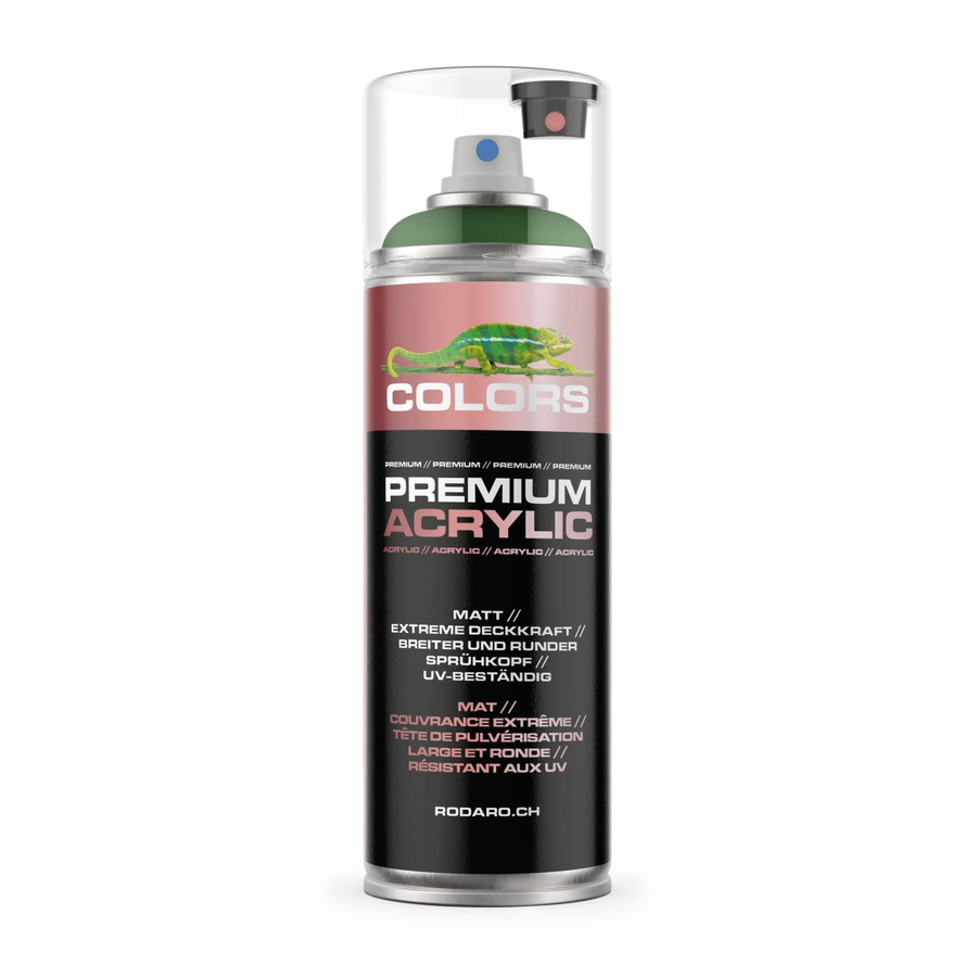 COLORS Premium Acryl Sprühfarbe Matt in Grün, 400 ml - Bild 2