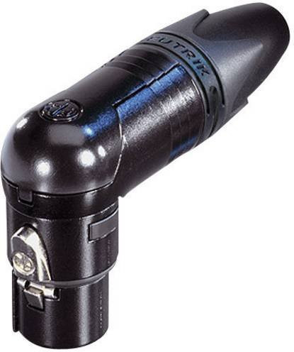 Neutrik NC3FRX-BAG XLR-Steckverbinder Buchse gewinkelt Schwarz - Bild 1