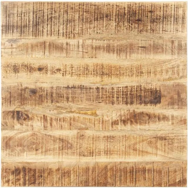 vidaXL Tischplatte aus Mango-Massivholz in Braun, B/T: 80 x 80 cm - Bild 1