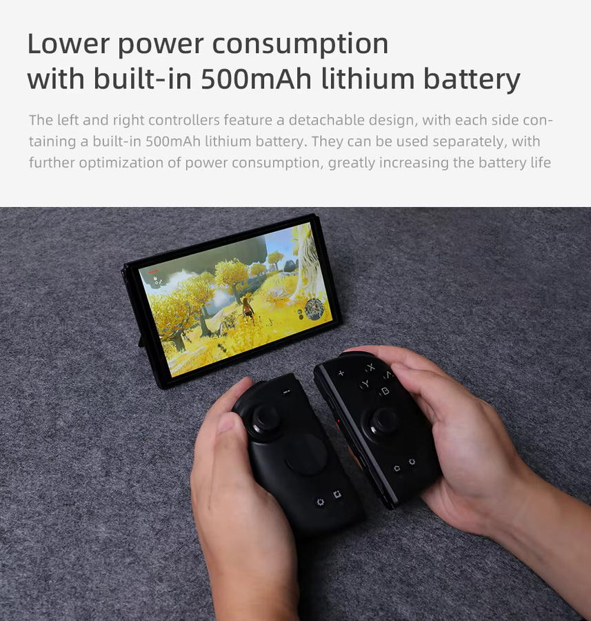 Mobapad M6 Gemini Hall-Effekt Joystick Controller mit HD-Vibration für Nintendo Switch und Nintendo Switch OLED - Bild 3