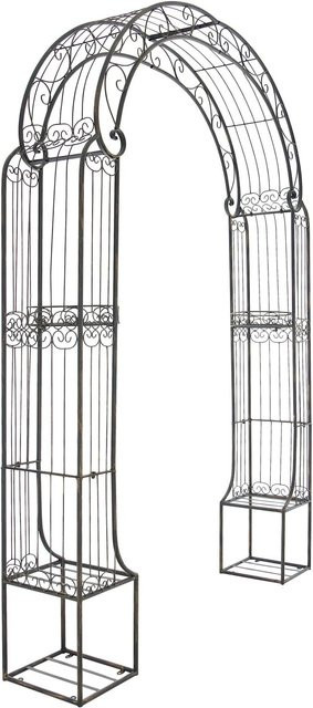 DELUKE Rosenbogen BIRGER Rankhilfe aus Metall in Bronze, B/T/H: 163 x 34 x 239,5 cm - Bild 1