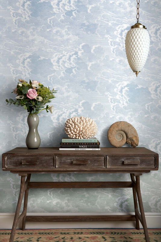 Cole & Son Mural Nuvole al Tramonto Dawn Wandgestaltung in Pink, Lila und Blau - Bild 2