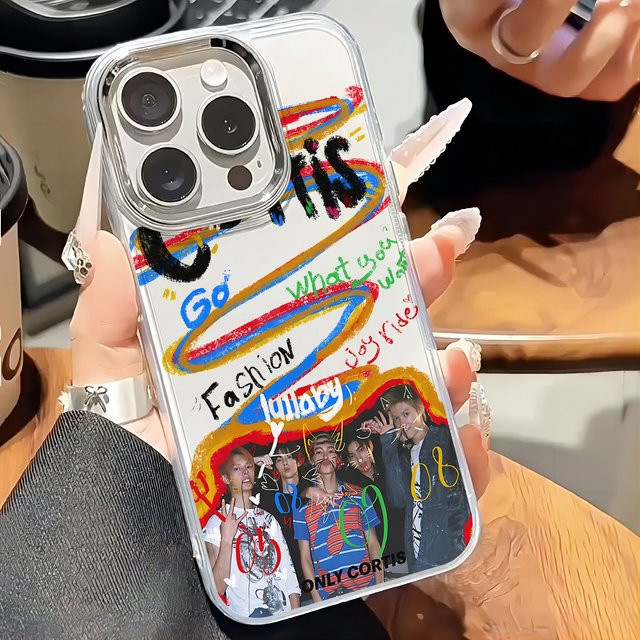 Kpop C-CORTIS Handyhülle für iPhone 11 bis iPhone 17 Pro Max, Transparentes Softcover - Bild 1