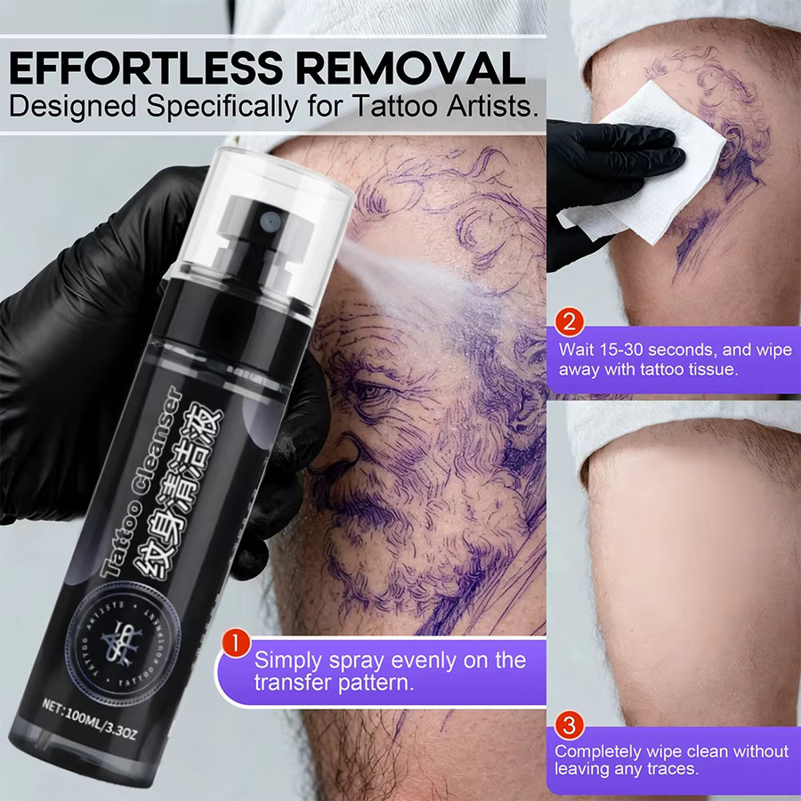 JUN.M Transferspray Tattoo-Reinigungsspray, 100 ml - Bild 2
