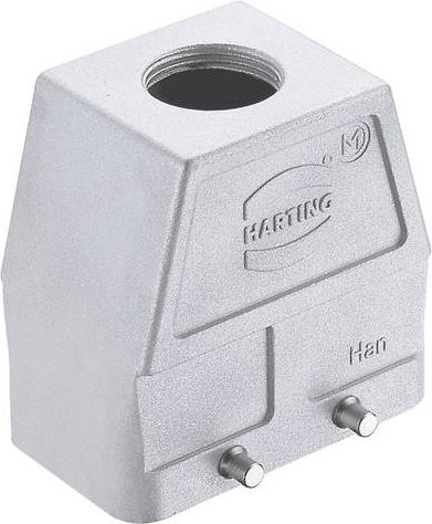 HARTING Tüllengehäuse XL 19 62 810 0426 in Silber aus Aluminium - Bild 1