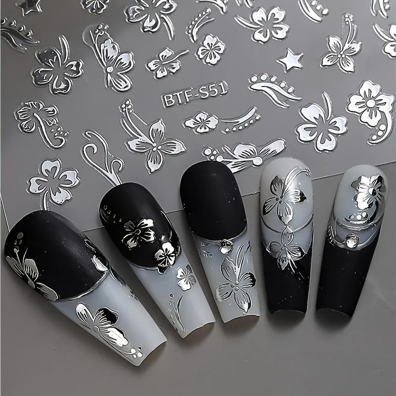 Happypilot Nailart-Sticker, Damen, Metallic - Bild 4
