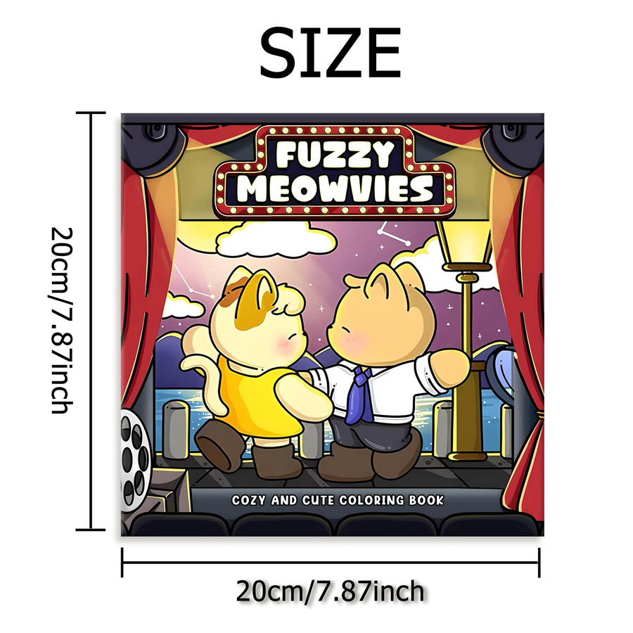 FUZZY MOVIES Malbuch, Tiere, für Erwachsene - Bild 3