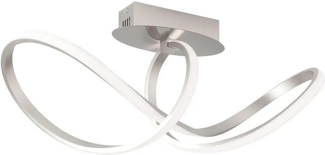 Orion Leuchten LED Deckenleuchte Silber dimmbar 1800lm 3000K Warmweiß - Bild 1