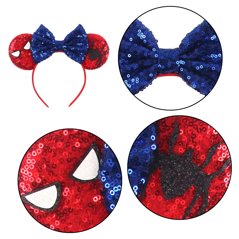 Disney Captain America Spider-Man Stirnbänder, Haarschmuck, Cosplay-Haarband - Bild 2