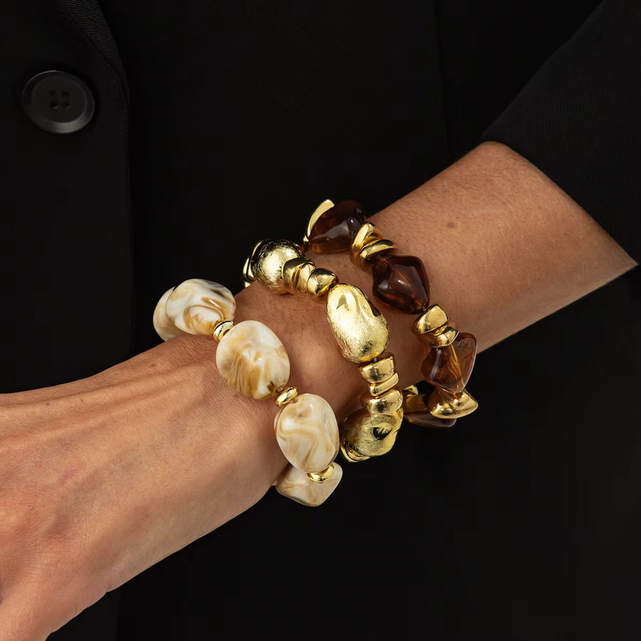 KunJoe Armbänder, Perle, Acryl, Vintage, Damen, Bunt - Bild 3
