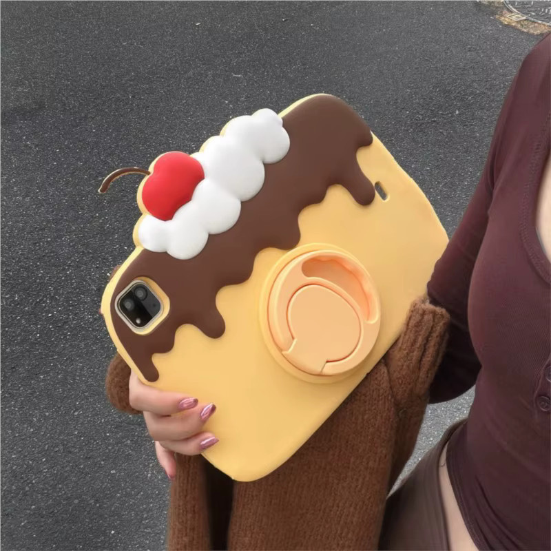 Kreative 3D-Kuchenständer-Hülle für Apple iPad Mini 6 7, iPad Air 4 5, iPad Pro 11 und iPad 7 8 9.7 10.2 10.5 in Multicolour - Bild 3