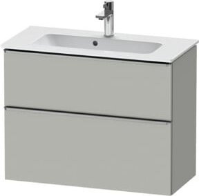 Duravit Waschtischunterschrank D-Neo Compact, grau, wandhängend, B: 81 cm, T: 37,2 cm, H: 62,5 cm - Bild 1