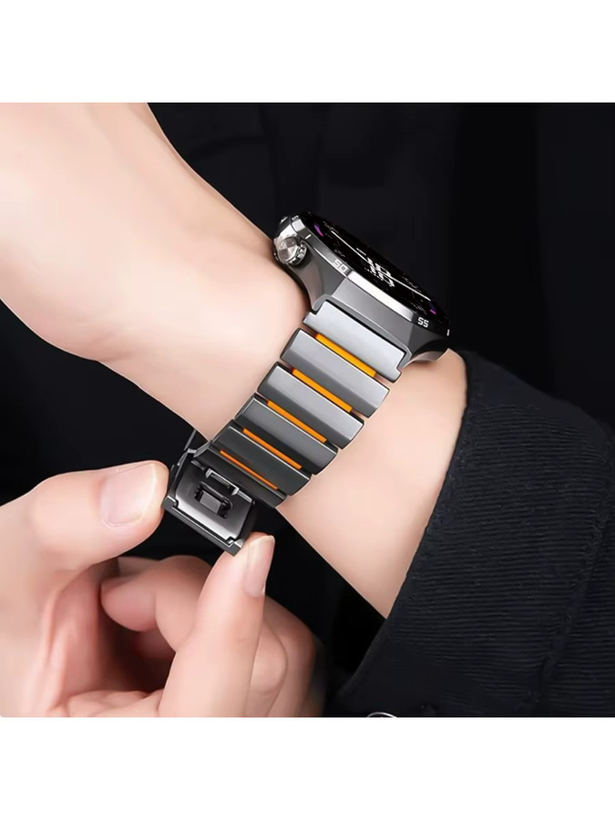 CHIICSMART Uhrenarmband Edelstahl, Silber, Unisex, 20/22mm - Bild 5