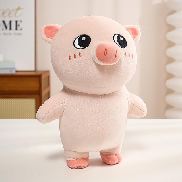 Yiran toy Anime Dämon Schweinchen Plüschtier, Rosa, 32cm - Bild 1